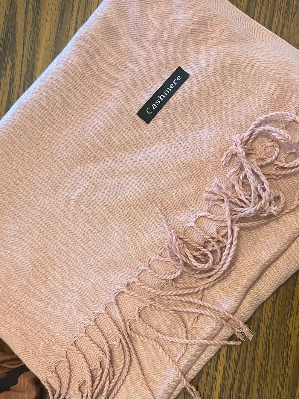 Pink Fringe Scarf - Soft Women's Accessory